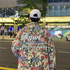 2026春新款潮花夹克JK3722，男装夹克，星座1108