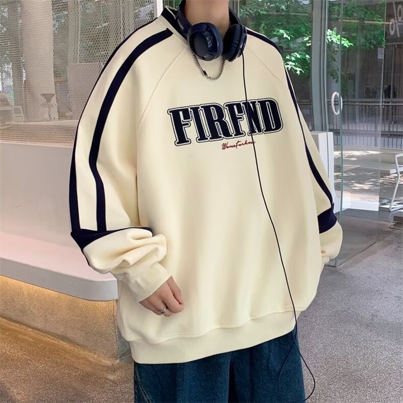 E14P43春秋新款卫衣男生套头衫时尚宽松打底衫,男装卫衣,星座512-6