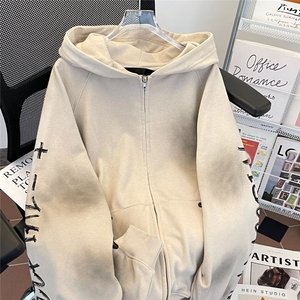 新款潮流复古擦脏废土风涂鸦连帽卫衣男女情侣秋冬款Y3803/P63图片