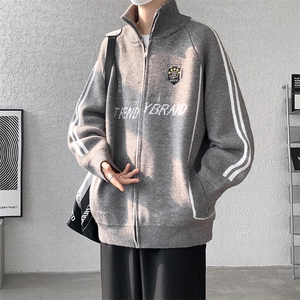 8XL-M超大码毛衣棒球服外套男针织衫开衫赛车夹克男MY1220-P118图片