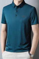 商务休闲男装夏季新款短袖T恤polo衫中年翻领薄款半袖体恤男上装，男装Polo衫，电商B212（原钱塘6029）