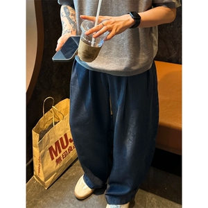 天丝牛仔裤1302-K2509-P65成分59%莱赛尔12.3%粘纤28.7%聚酯纤维图片