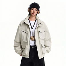 美式新款秋冬多口袋户外机能休闲棉衣外套A436-W990-P95138，男装棉衣，电商A436