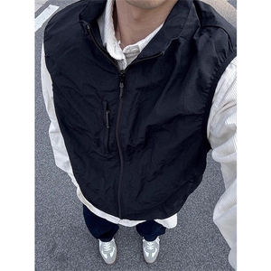 机能立领工装叠穿马甲坎肩外套男薄款速干背心钓鱼登山服 MW922图片