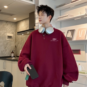！圆领卫衣男装港风长袖T恤男外套男 WY142-P28图片