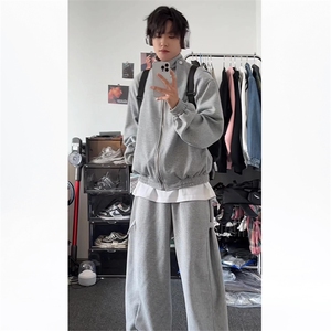 TZ03-P135 男女休闲宽松运动卫衣套装潮流上衣开衫外套图片