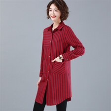 衬衫涤纶格子排多扣2022秋装直筒纽扣舒适修身，女装衬衫，丽影随形
