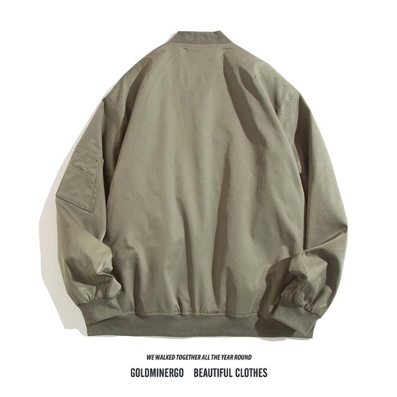 复古贴标棒球服春季休闲宽松情侣夹克外套P88控118-XZ402-2JK6603,男装夹克,星座402-2