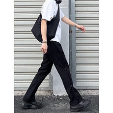 B221美式ins高街小众排扣直筒休闲西裤LK23008-P60控78，男装休闲裤，电商B221