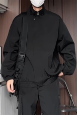 JK201/P65春装新款个性立领外套男潮牌夹克春秋款美式外套，男装夹克，电商基地A050