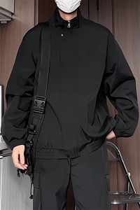 JK201/P65春装新款个性立领外套男潮牌夹克春秋款美式外套图片