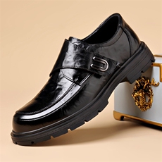 皮鞋男款2025春季商务休闲头层牛皮软面男士结婚新郎鞋潮，男鞋皮鞋，电商A223