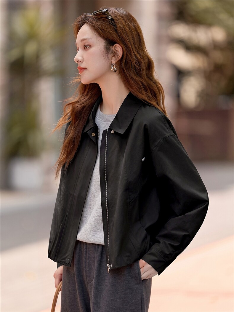 2026年秋季小个子外套女25-29周岁短款,女装短外套,悦祺