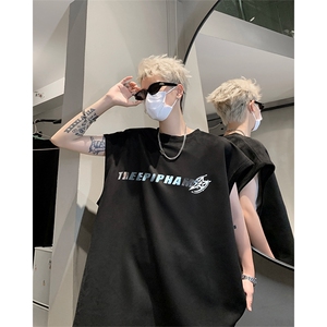 麂皮绒 背心/马甲/坎肩 2025夏季男装无袖T恤XZ514-2-2024118-P28图片