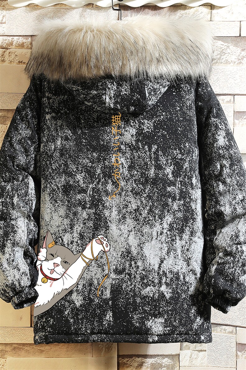 MC49013-P135日系潮衣男大码派克服男工装服外套袄砖墙,男装棉衣,电商A040A