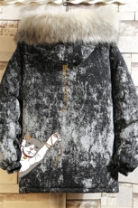 MC49013-P135日系潮衣男大码派克服男工装服外套袄砖墙，男装棉衣，电商A040A
