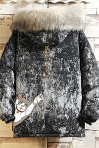MC49013-P135 日系潮衣男大码派克服男工装服外套袄 砖墙图片