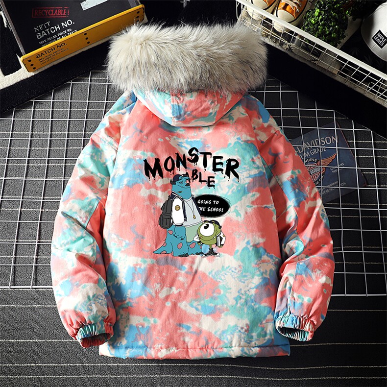 MC49074-P135日系潮衣男大码派克服男工装服外套袄,男装棉衣,电商A040A
