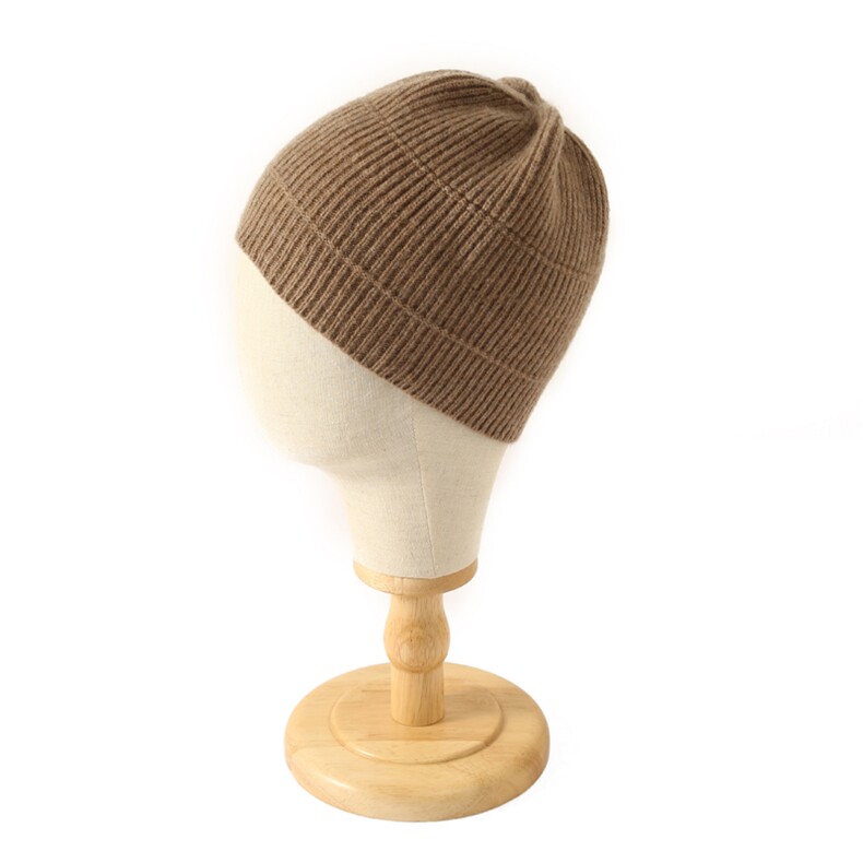 高弹贴合时尚保暖元宝针针织羊毛瓜皮帽儿童，帽子，唯若美羊绒