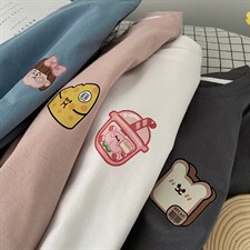 中性风纯棉短袖t恤夏季学生森系宽松夏半袖416B-1-DT92-P25限39，男装T恤，星座416B-1