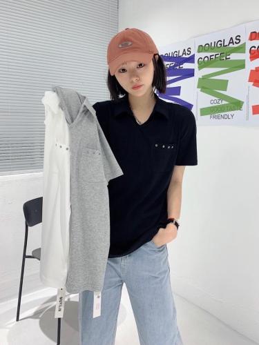 polo经典V领衫,女装,著朴