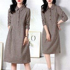 罗得堡2022年秋装新款连衣裙7805，女装连衣裙，罗得堡