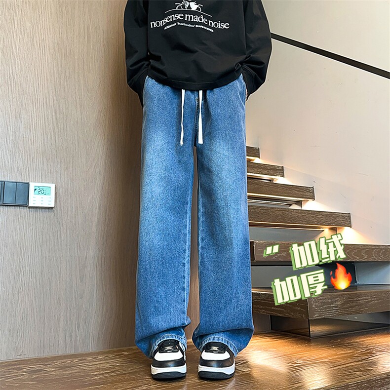 直播63%棉品质加绒跑量洗水深度备货牛仔裤C323-1-JR2502-P42,男装牛仔裤,电商C323-1