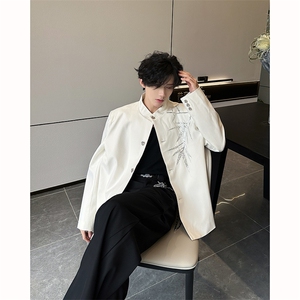 25重工设计感珠片刺绣礼服西服外套XZ117-P138图片