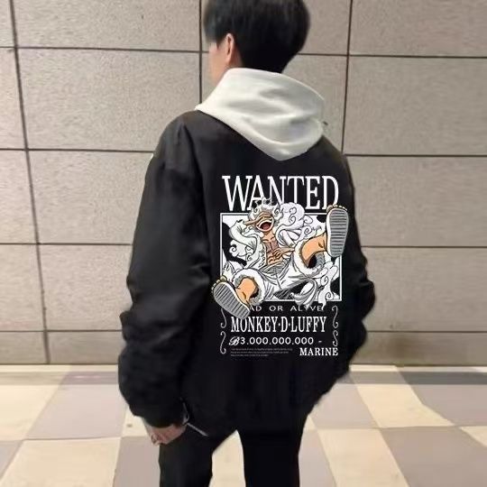 1506-1/JJ1021/P41美式网红棒球外套尼卡路飞男女同款薄夹克,男装夹克,星座1506-1