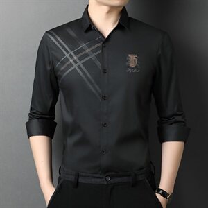 J576钱塘2021-1秋季新款男士高端轻奢长袖衬衣大货主推P72