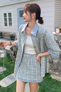 26春大货 两件套(衬衫+短裙) 2D001-6632-P165-K248图片
