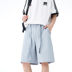宽松五分裤夏季男士休闲短裤100聚酯纤维 DK2511-特P28控48图片