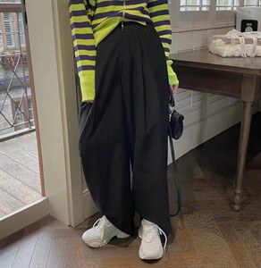 夏季新款垂感拖地裤,其它,不凡