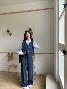 春现 轻职风马甲+裤子两件套B190-505-P170-K238图片