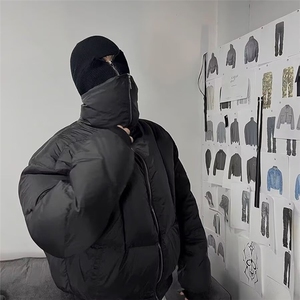 新款冬季棉服棉衣男生复古保暖面包服运动休闲潮牌帅气外套图片