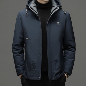 冬装新款标白鸭绒羽绒服可脱卸内胆加厚保暖休闲商务品质外套图片