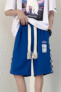2025夏季新款宽松短裤男华夫格沙滩五分裤休闲中裤裤衩 K1046-P18图片
