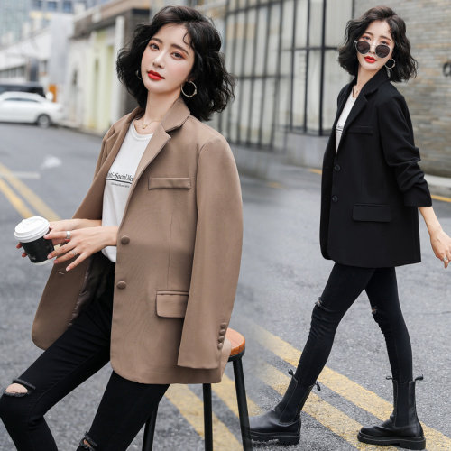 2022春款纯色小西装外套女韩版休闲英伦风西服时尚港味上衣,女装西装,瑶迪依秀