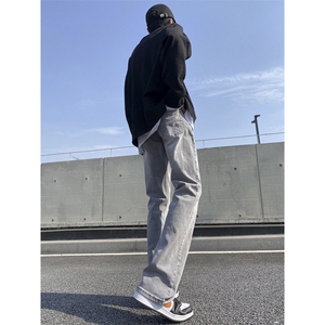 现货春款微喇复古弹力牛仔裤715-6-BK01P50（S-5XL）图片