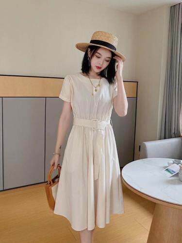 ［爱美欧］夏季新款收腰显瘦连衣裙，女装连衣裙，爱美欧