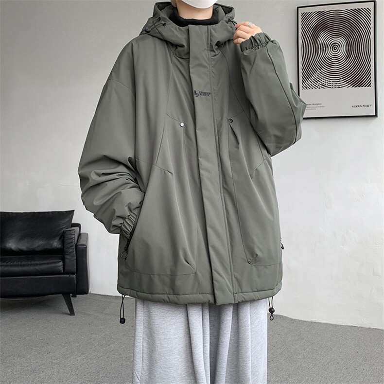 8XL-M冲锋衣外套男加棉加厚夹克秋冬户外登山服JK1313薄P90控110,男装夹克,电商D206-1