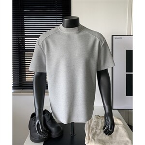 主推夏季新品2025玉米格半袖打底衫男士夏装短袖T恤上衣S408-特19图片