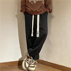 裤子男春秋季潮牌束脚卫裤宽松vibe风高街美式休闲裤K3124-P36，男装休闲裤，星座412