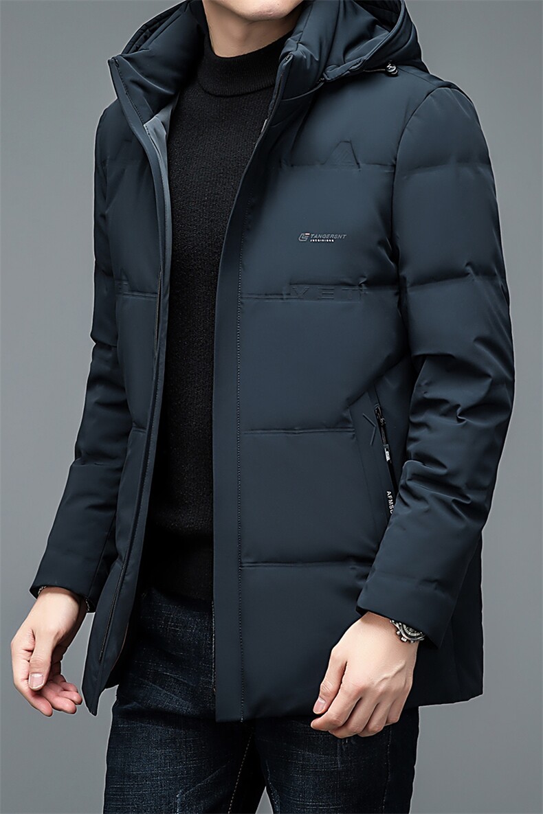 AH22121钱塘2020-3中年男士连帽商务休闲羽绒服外套主推款P260,男装羽绒服,钱塘207-3