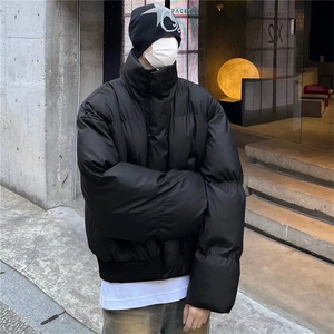 冬季美式复古潮牌短款棉服男高级感设计感加厚棉服外套 W8065-P88图片