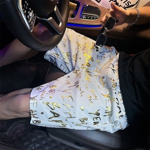 夏季新款美式短裤男潮牌薄款设计感运动休闲五分裤子BD142/P38图片