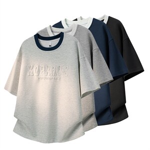 2026美式重磅冰感美式潮牌短袖T桖春夏DX2615特P28控59，男装T恤，电商B208