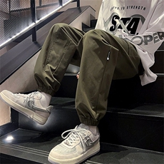 24春款港风工装裤休闲裤束脚裤男KP209P48，男装休闲裤，星座1204-3
