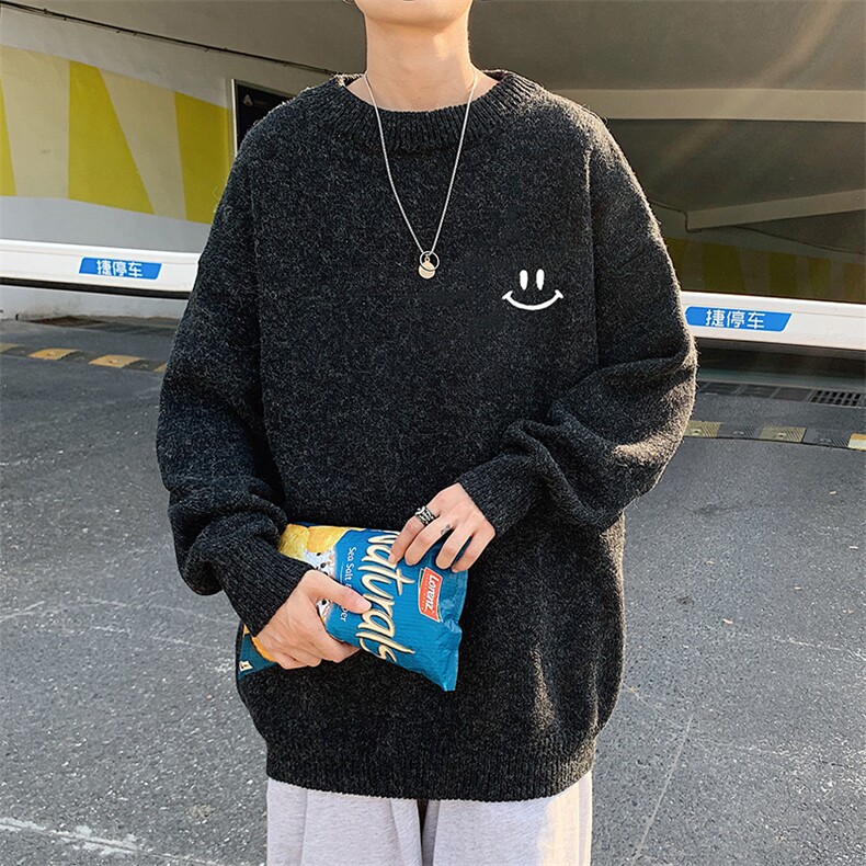 M19204-P45加绒款-P65加厚加绒毛衣男大码毛线衣男针织衫男线衫,男装针织衫/毛衣,电商A040
