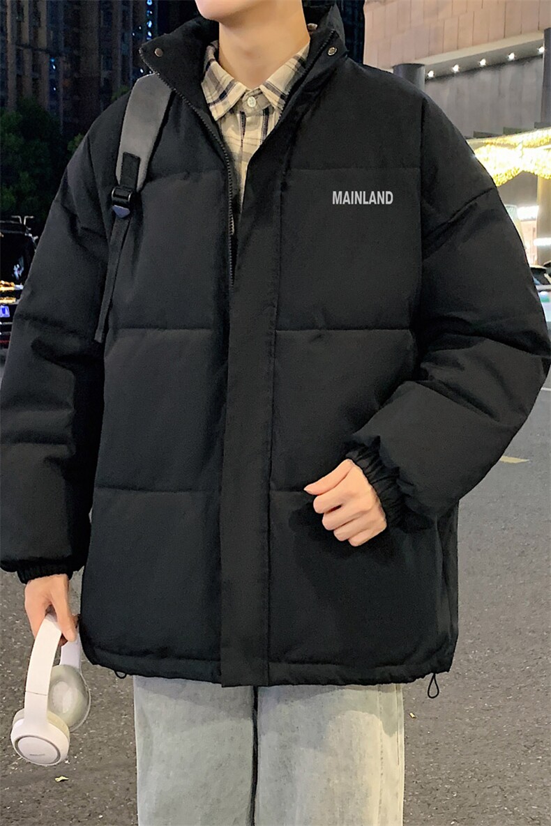 ！2024冬季男士字母印花里面棉衣百搭棉服外套MY309特P55,男装棉衣,电商B220